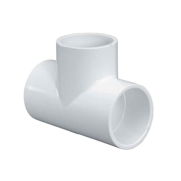 Thrifco Plumbing 1-1/4 Inch Slip x Slip x Slip PVC Tee SCH 40 8114560 - main